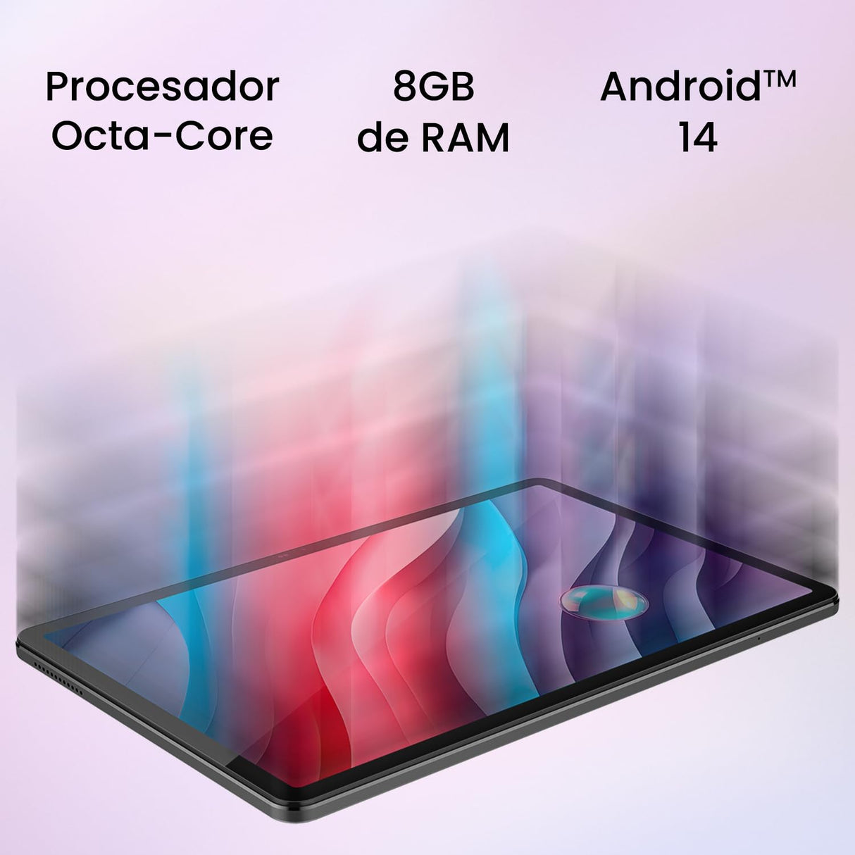SPC Gravity 5 Pro – Tablet 11” FHD+ InCell, 6GB RAM, 128GB Almacenamiento, Octa-Core, 6.000 mAh con Carga rápida 18W, Android 14 | Diseño metálico, Gris Oscuro