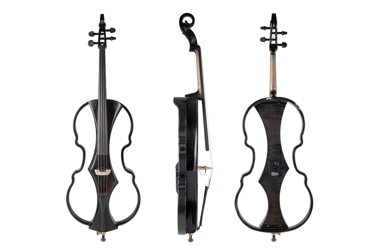 GEWA E-Cello, violonchelo electrónico, Novita 3.0 Black 4/4 Made in Germany