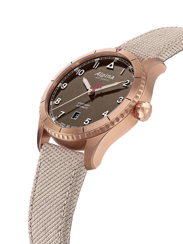 Alpina Reloj Analógico para Hombre de Cuarzo con Correa en Acero Inoxidable mid-39662