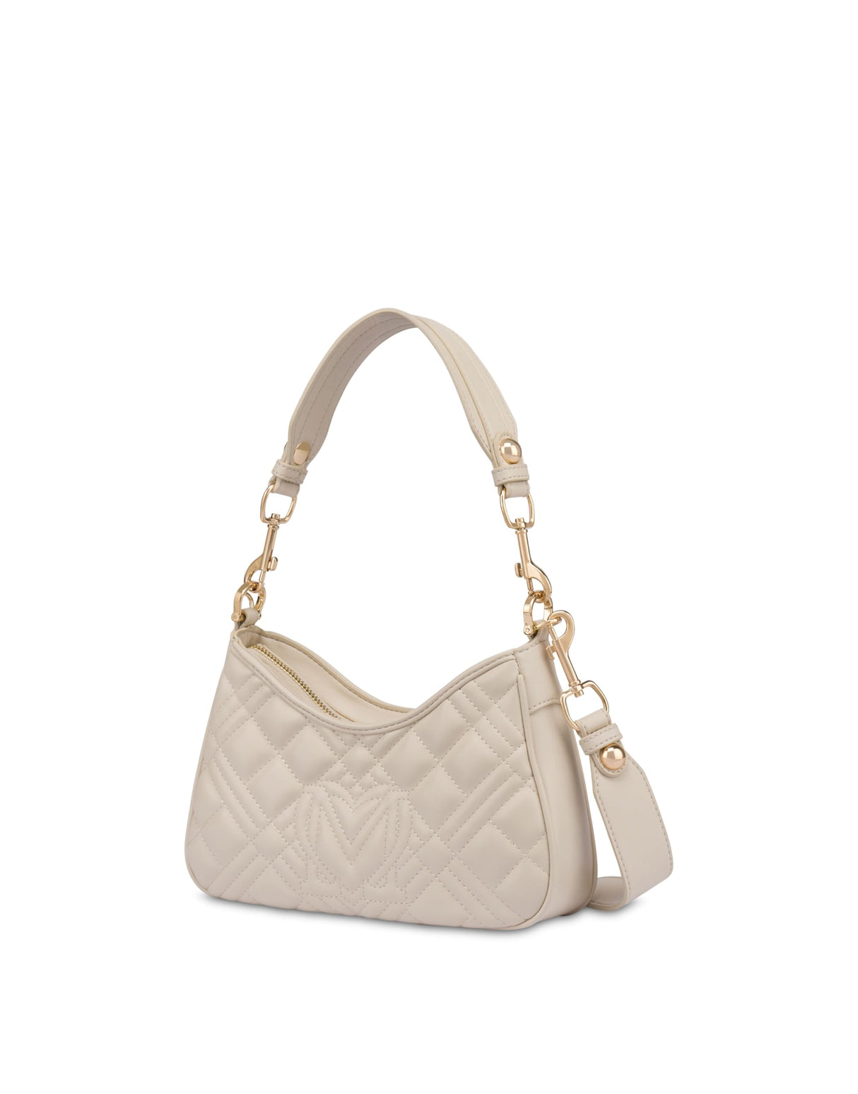 Love Moschino Jc4152pp1mla0110, Bolso de Hombro Mujeres, Blanco Perla (ral 1013), Talla única