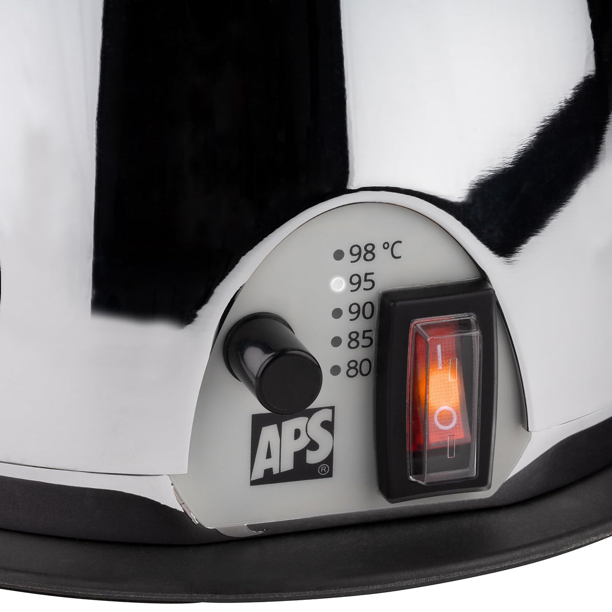 APS 12315 Tetera, Acero Inoxidable, Plata