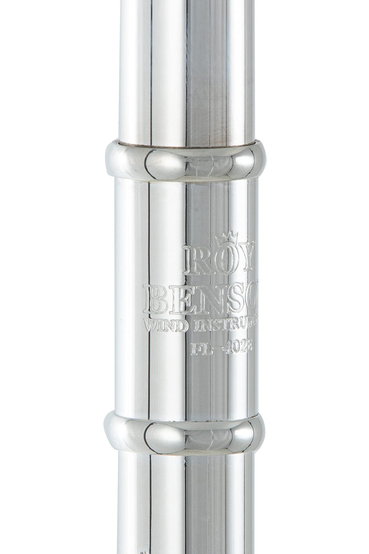 Roy Benson Flauta Travesera FL-402E2 (Diseño de cabeza doble, recta y curva, chapado en plata niquelada, incluye mecanismo E, Offset-G y accesorios de primera calidad, para flautistas ambiciosos)