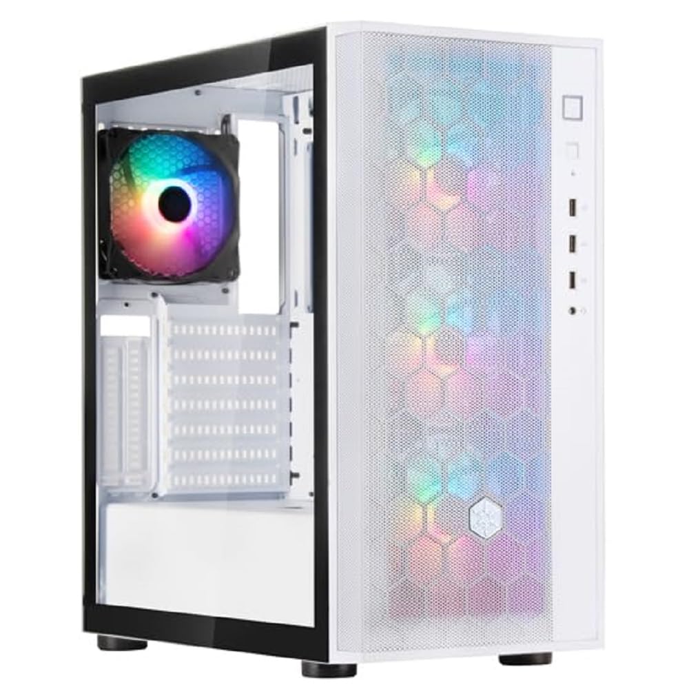 SilverStone Technology SST-FAR1W-PRO V2 - Chasis Torre Mediano ATX con Cristal Templado, Elegante y Diferente