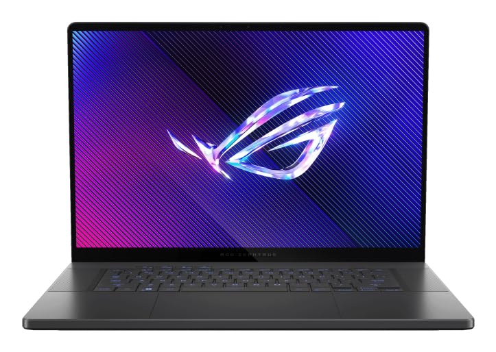ASUS ROG Zephyrus G16 OLED GU605MV-QR047 - Portátil Gaming de 16" WQXGA 240Hz (Intel Core Ultra 9 185H, 32GB RAM, 1TB SSD, NVIDIA RTX 4060 8GB, Sin OS) Gris Eclipse - Teclado QWERTY español