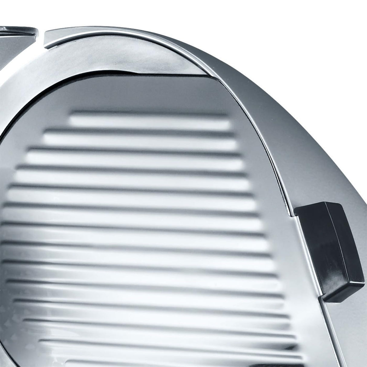 GRAEF Master M90 - Cortafiambres eléctrico, 170 W, cuchilla Ø170 mm, inclinable 30°, metálico, corte fino 0-20 mm, Made in Germany, plata