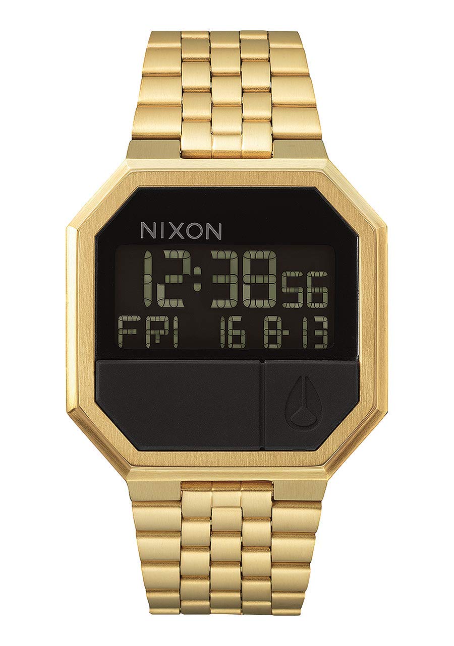 Nixon Reloj Unisex de Digital con Correa en Acero Inoxidable Chapado A158-502-00