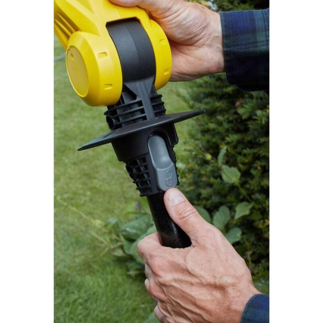 STANLEY FATMAX SFMCPH845M1-QW - Cortasetos de pértiga V20 con batería 4Ah, Longitud de Cuchilla 45 cm, Cabezal pivotante, Mango ergonómico