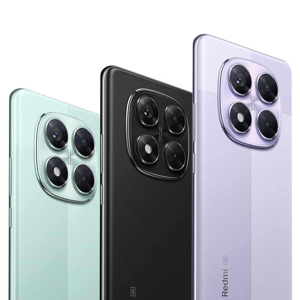 XIAOMI Redmi Note 14 Pro 5G - Smartphone de 8+256GB, Pantalla de 6.67" AMOLED FHD+ 120Hz, MediaTek Dimensity 7300-Ultra, cámara de 200MP, 5110 mAh, Cargador no Incluido, Negro (Versión ES)