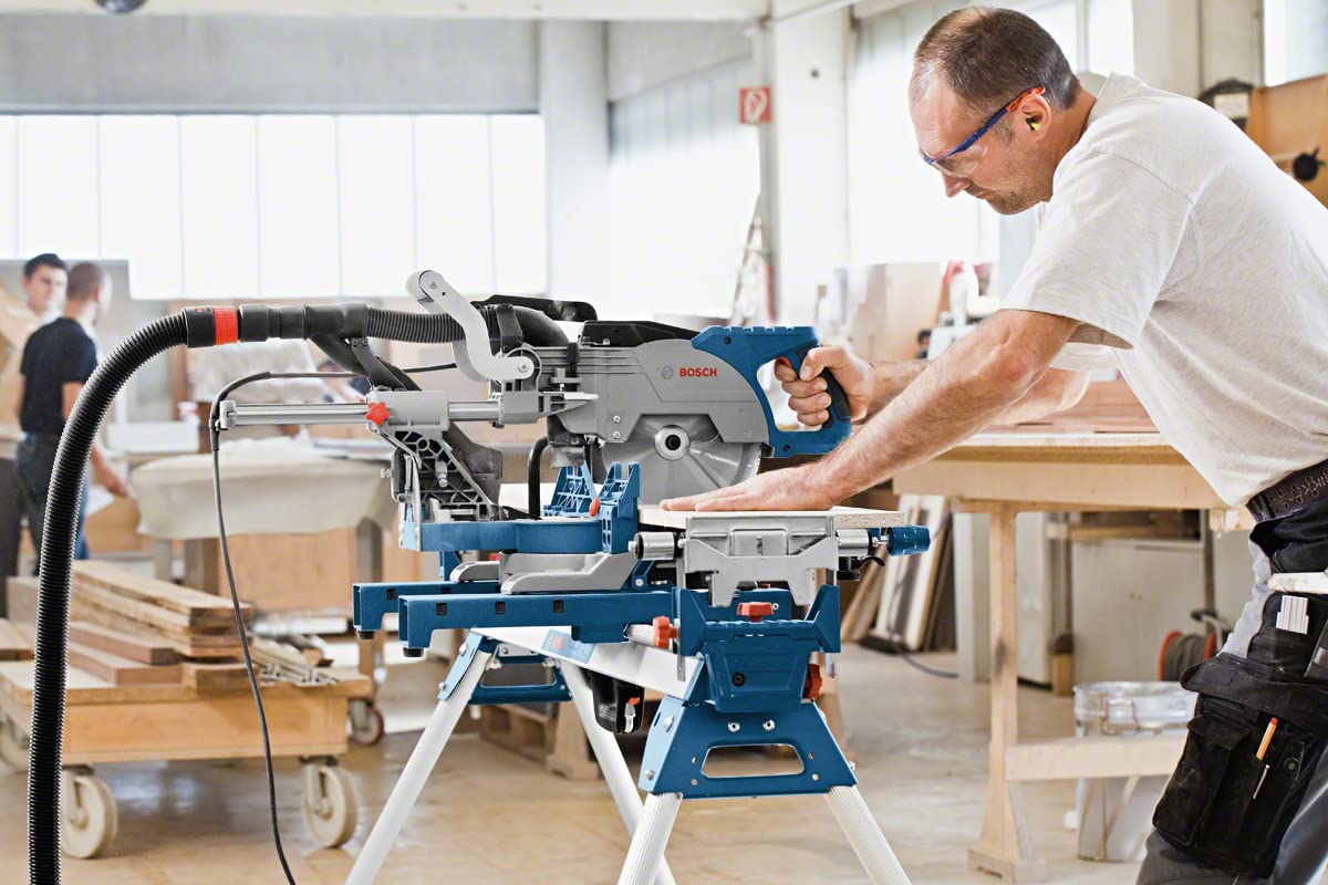 Bosch Professional GCM 8 SJL - Ingletadora telescópica (1600 W, disco 216 mm, Soft Start, láser)