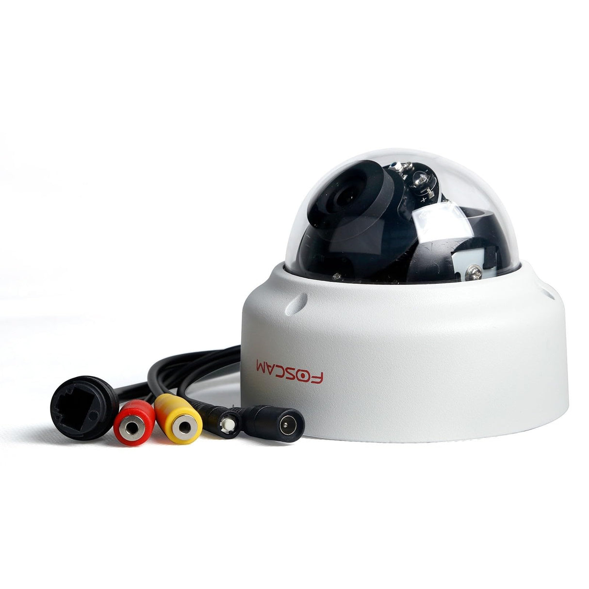 Foscam D2EP - Cámara IP PoE Exterior HD 2 MP infrarroja de 20 m, detección de Movimiento Inteligente, Compatible con Amazon Alexa