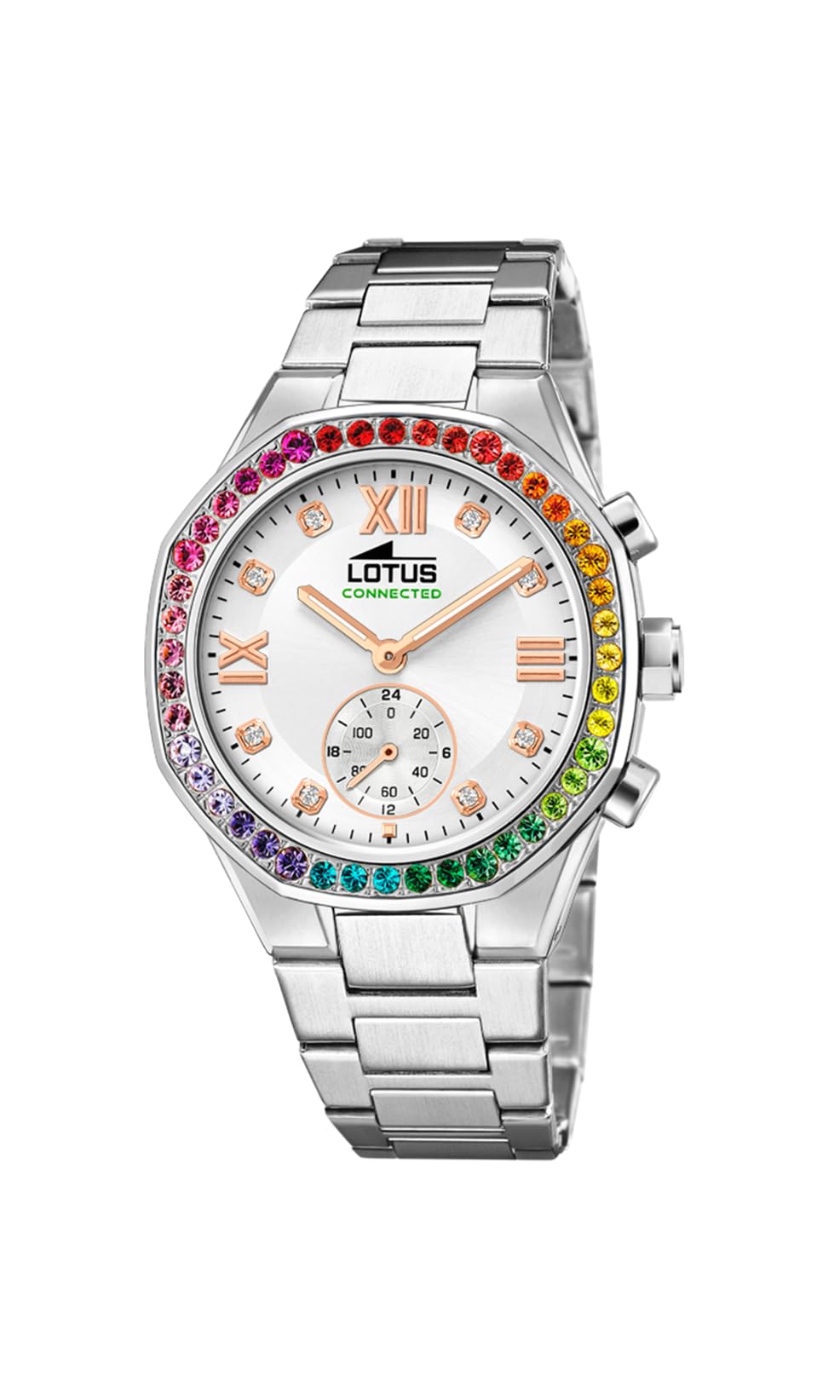 LOTUS Reloj Mujer 18924/5 Connected Caja de Acero Inoxidable 316l Plateado Correa de Acero Inoxidable 316l Plateado