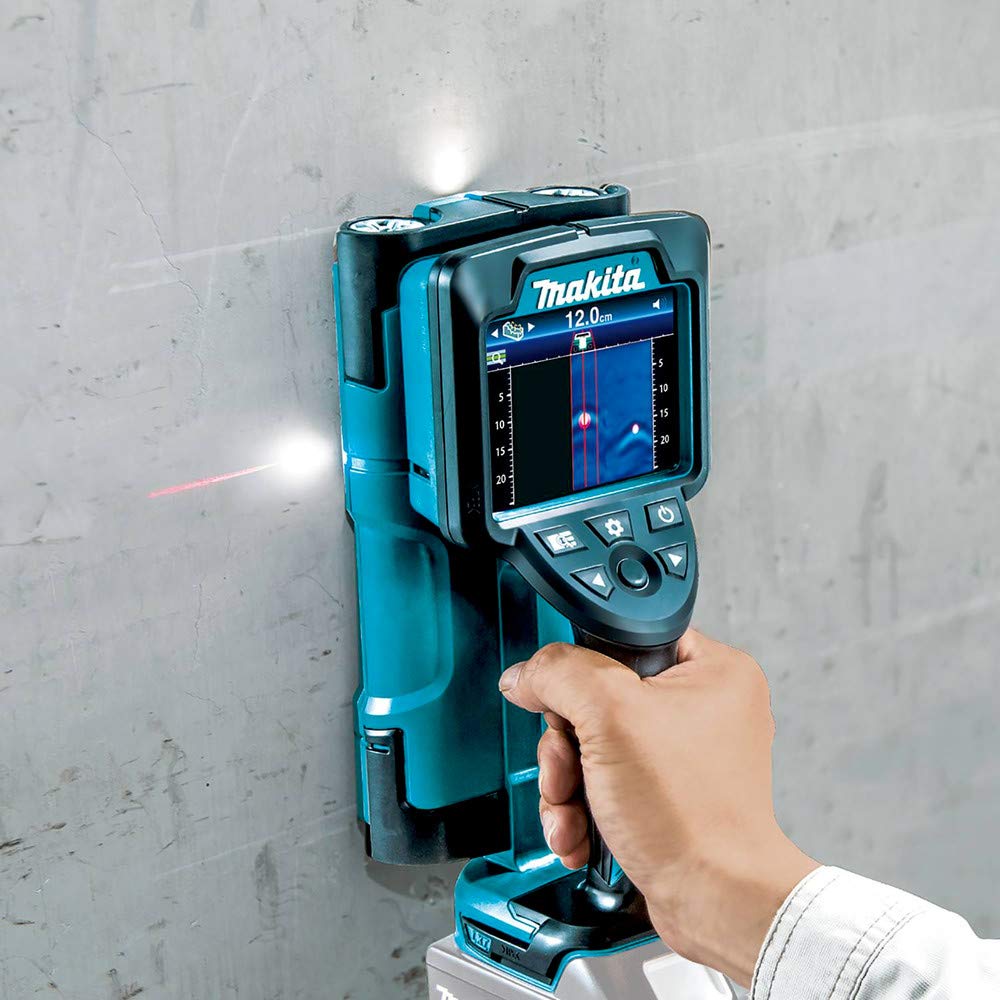 Makita DWD181ZJ DWD181ZJ-Escáner de Pared 18V LXT, 18 V, Negro