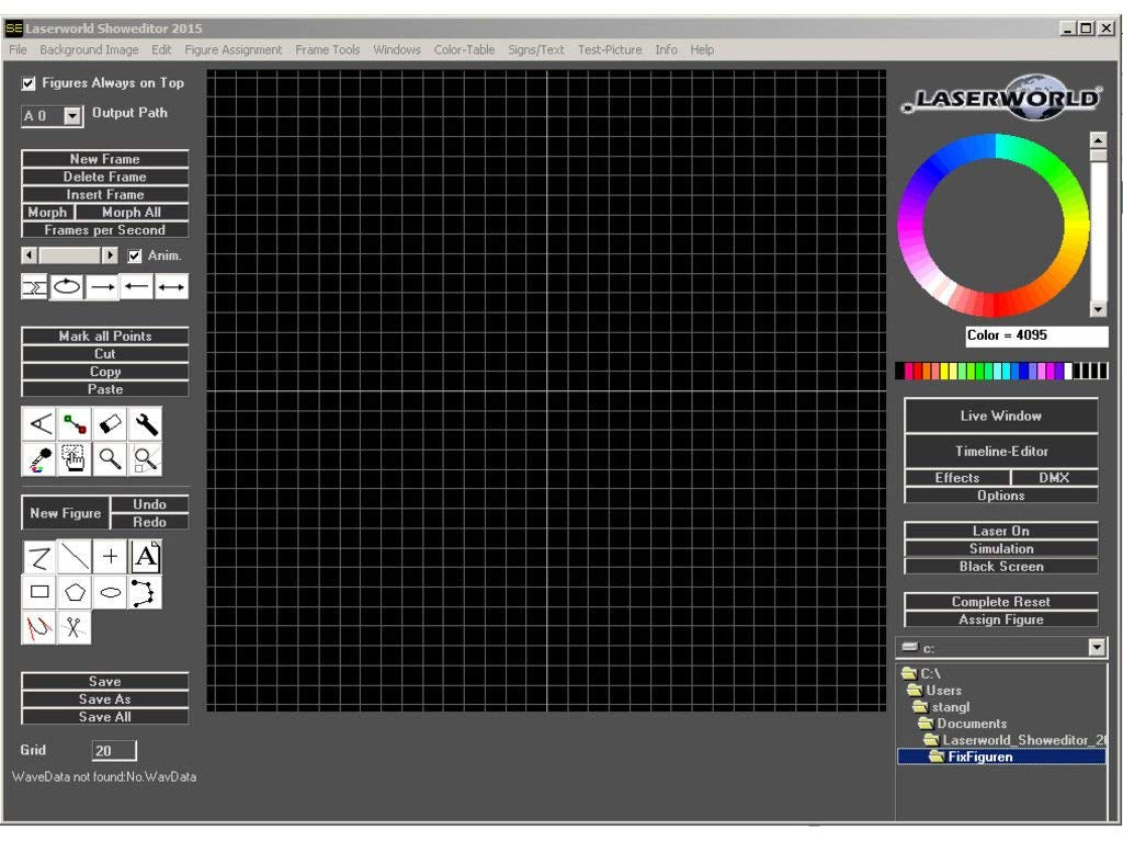 Laserworld ShowNET ILDA/DMX - Interfaz de Red con Software de showeeditor Lasershow