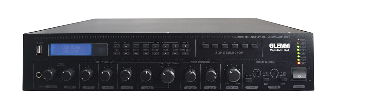 Amplificador 350W DAB 5 zonas