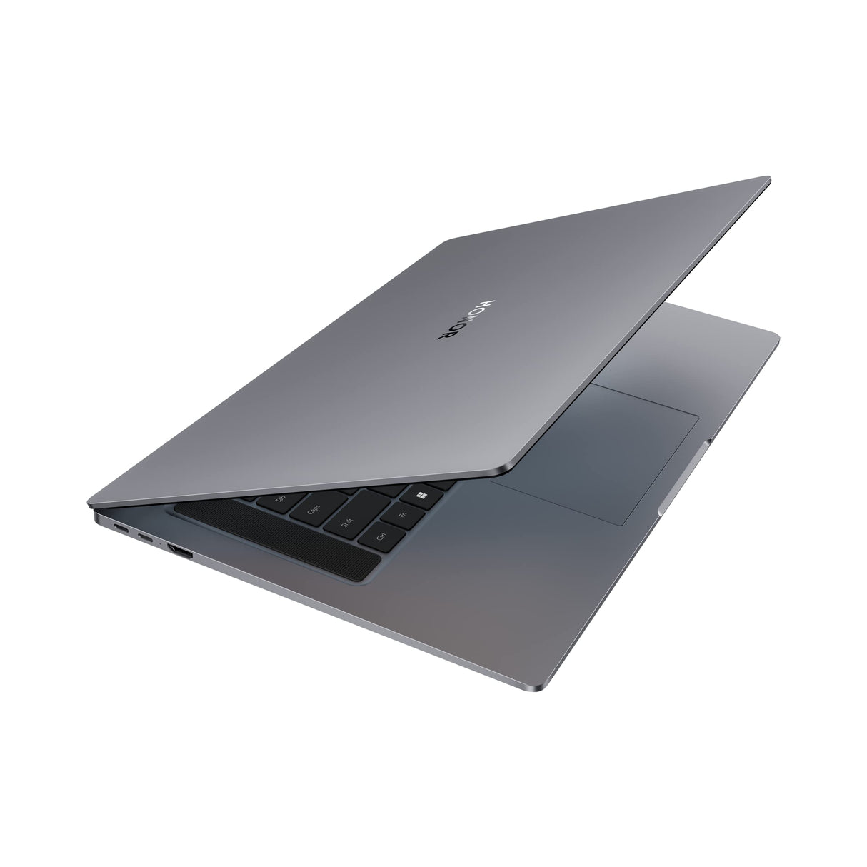 HONOR MagicBook 16 ordenador portatil (Pantalla FullView IPS FHD de 16,1 Pulgadas de 144Hz, AMD Ryzen 5600H, 16GB RAM, 512GB SSD), Cuerpo metálico, Sensor Huella, WiFi 6, Teclado Español, WIN11-Gray