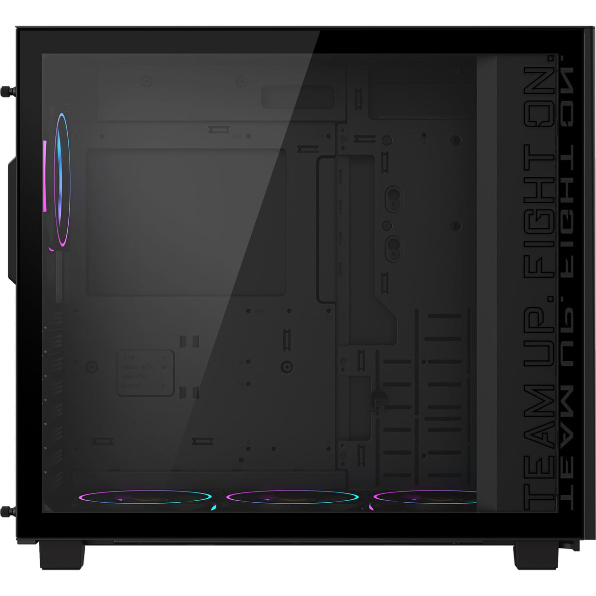 Aorus C400 - Carcasa de Cristal para Torre Media, Color Negro