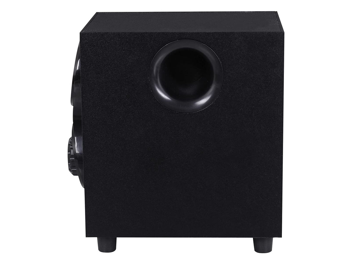 Trevi AVX 615 BT Altavoces Amplificados 30W con Subwoofer Amplificado, Altavoces Bluetooth con Bass Reflex, Altavoces 2.1 con USB, Micro SD, AUX-IN, RCA, MP3, Móvil de Madera de Tamaño Compacto