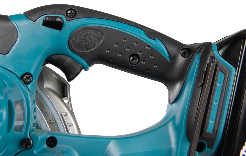 Makita DSS501RTJ 3600RPM 18V Ión de litio Negro, Azul - Sierra circular (18 V, Ión de litio, 5 Ah, 2,7 kg, 183 mm, 364 mm)