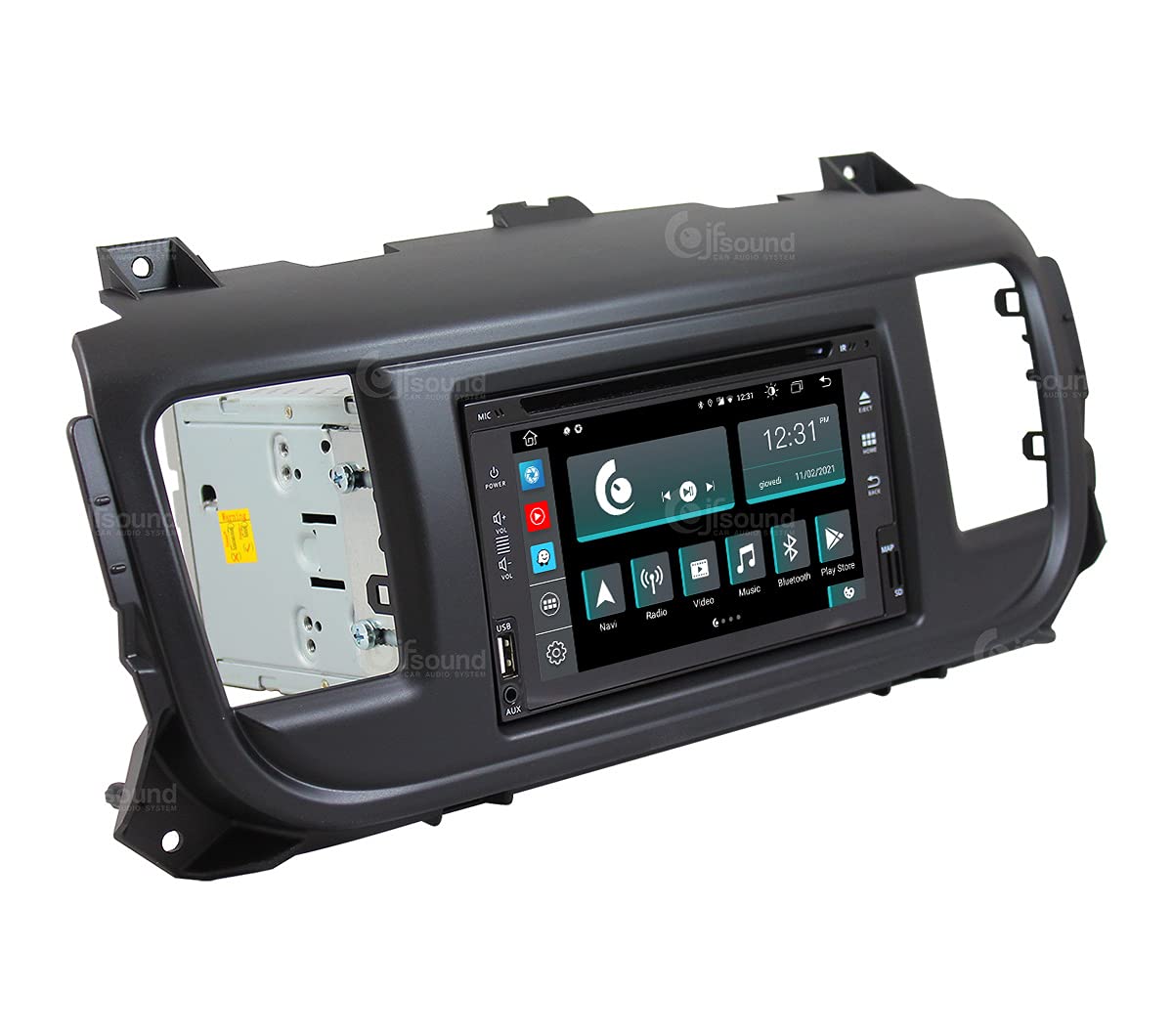 Autorradio de Ajuste Personalizado para Peugeot Expert Tercera generación Android GPS Bluetooth WiFi Dab USB Pantalla táctil Full HD 6,2" procesador de 8 núcleos y comandos de Voz