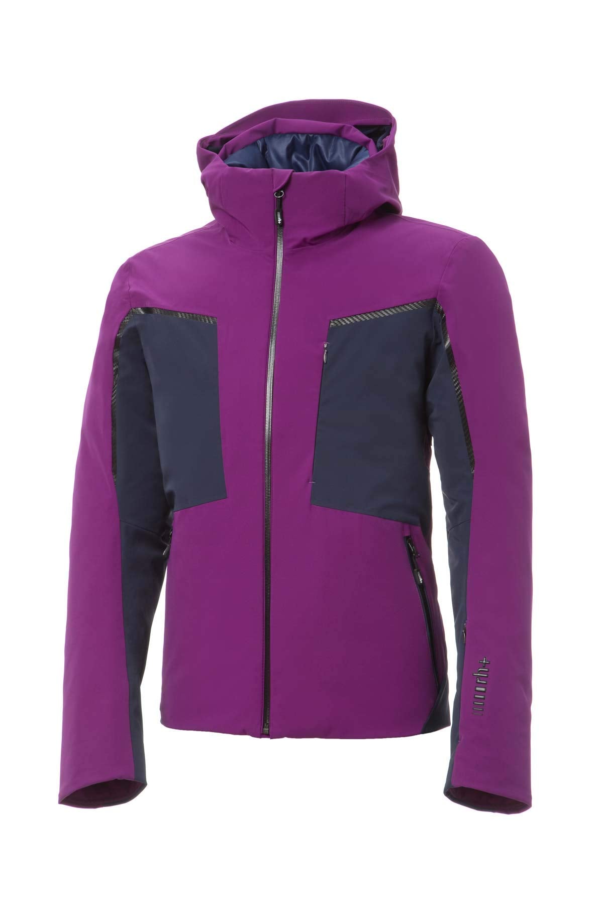 Zerorh+ Kiroro, Snow Jacket - Chaqueta para Hombre, Hombre, INU2688 48AM, Blackcherry/Dark Blue, M