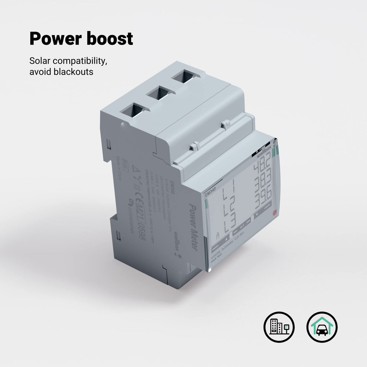 Power Meter, Carlo Gavazzi (Power Boost) (Trifase)