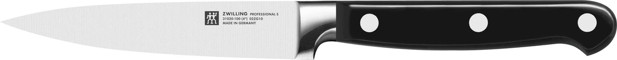 ZWILLING Juego de cuchillos, 3 piezas, cuchillo para manteca de cerdo, para carne, de chef, Mango especial de acero inoxidable/plástico, Professional S