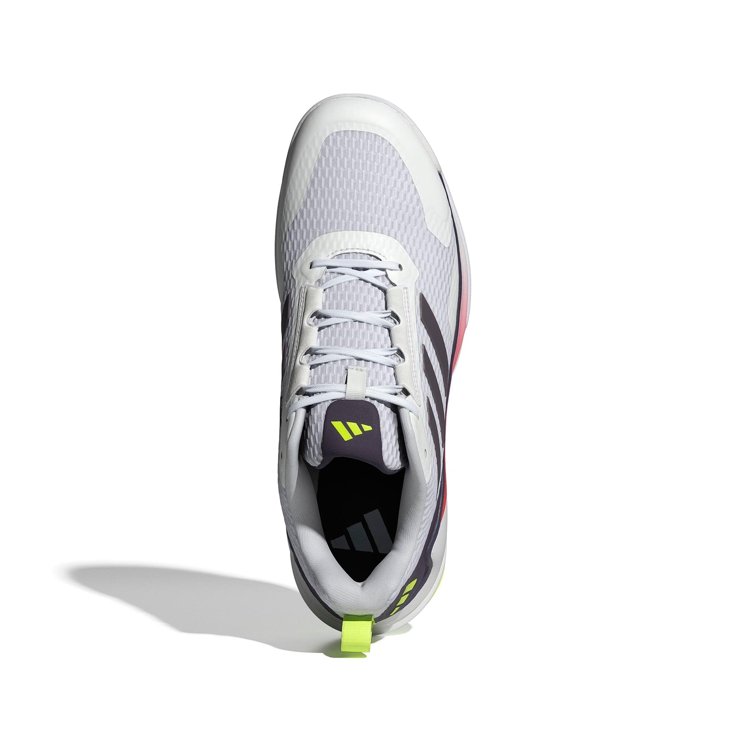 adidas Novaflight 2 Indoor Shoes, Calzado Deportivo Hombre, Cloud White/Aurora Met. / Aurora Plum, 40 EU