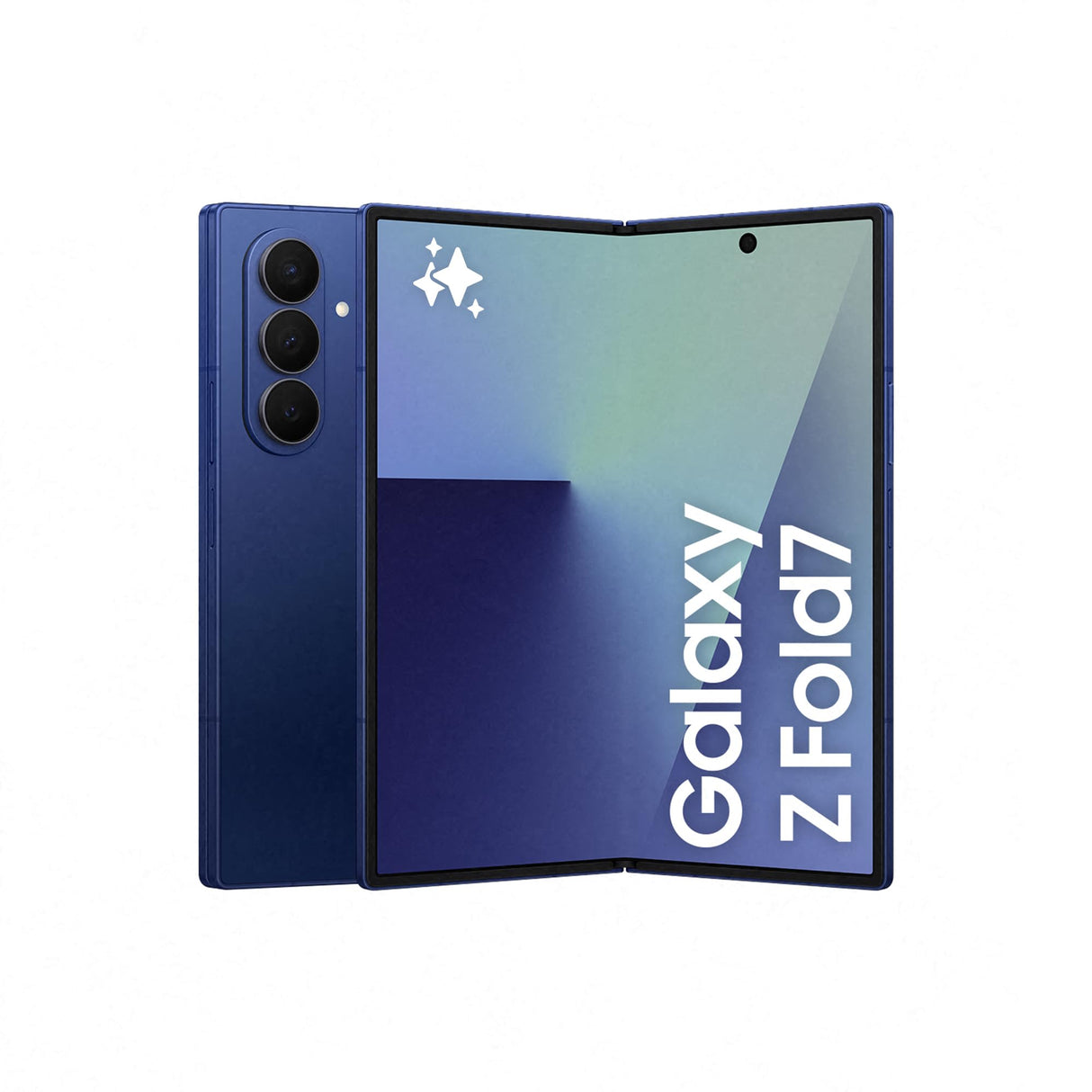 Samsung Galaxy Z Fold7 1TB - Galaxy AI, Ligero y Plegable, Pantalla Grande, Cámara 200MP, Memoria 12GB, Azul Intenso, Garantía del Fabricante 3 Años + 1 año Extra (Versión Española)