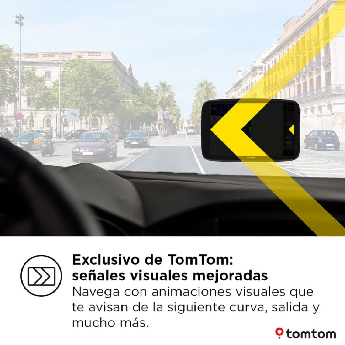 TomTom GPS GO Navigator 6'' 2.ª generación (Tomtom Traffic, alertas de Zonas de Peligro (Prueba de 12 Meses), mapas de Europa, actualizaciones Wi-Fi, Servicios Premium, Soporte magnético)