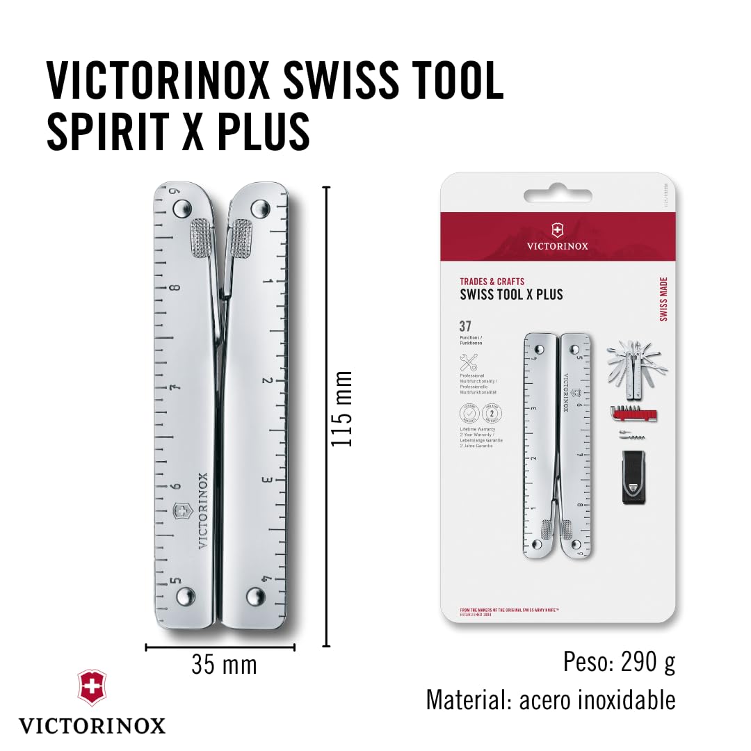 Victorinox Swisstool X Plus, Navaja multiusos suiza en Funda de Nailon
