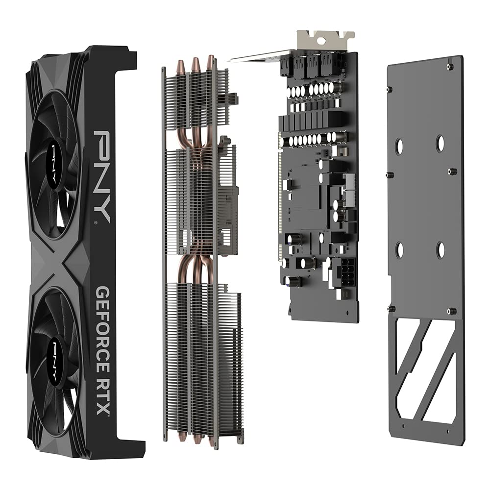 PNY GeForce RTX™ 4060 Ti 16GB Verto Dual Fan Edition Tarjeta gráfica DLSS 3