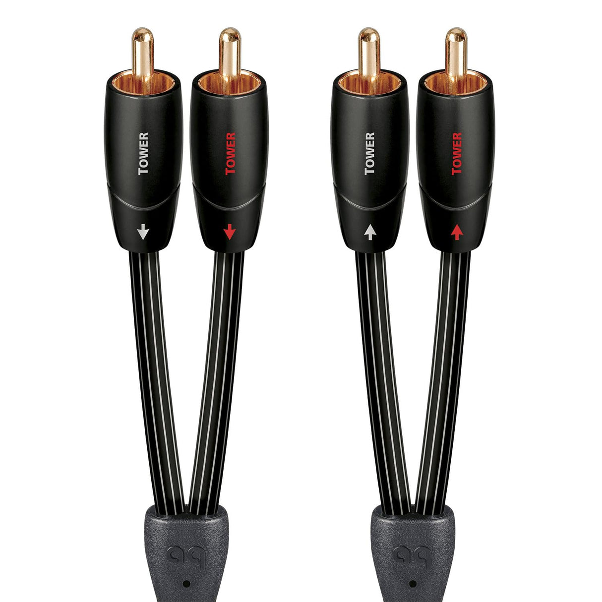 Audioquest 0.6m Tower RCA - Cables de Audio (3 m, 2 x RCA, 2 x RCA)