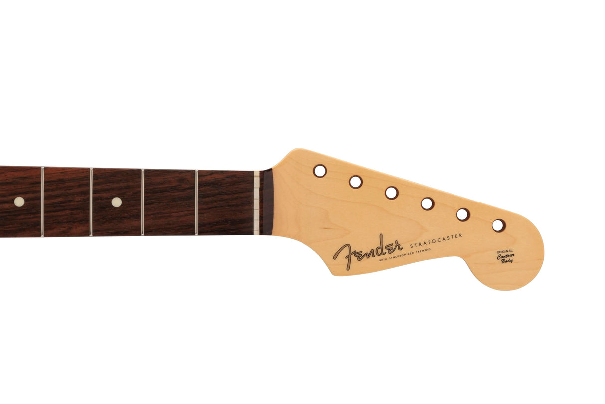 Fender Made in Japan Traditional II 60's Stratocaster Neck, 21 Vintage Frets, 9.5" Radius, U Shape, Rosewood