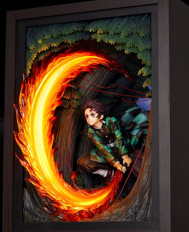 GOOD SMILE COMPANY Tanjiro kamado hinokami Kagura Dance Ver Fig 36 cm kimetsu no Yaiba Painted Plastic Figure