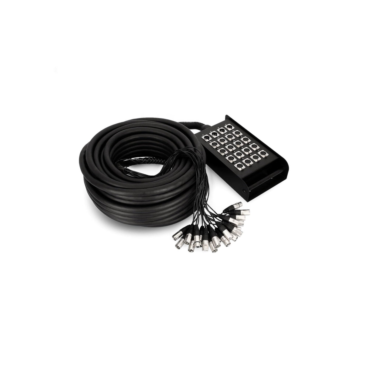 Adam Hall Cables K 20 C 15 - Manguera de Cable con Cajetín de Escenario 16/4 15 m
