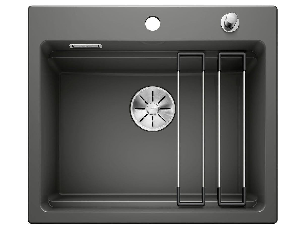 BLANCO 525161 Fregadero de Cocina, Basalt, cabinet size : 60 cm