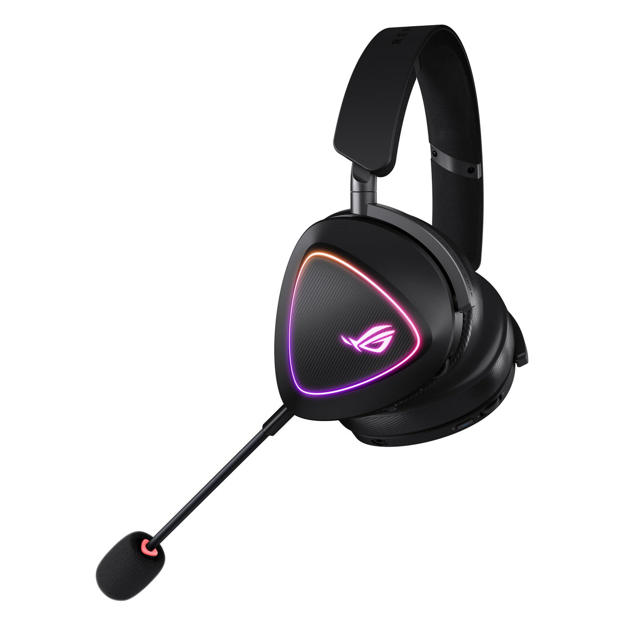 ASUS ROG Delta II - Auriculares Gaming inalámbricos (Controladores de 50 mm, ROG SpeedNova, micrófono 10 mm, 153 h de batería, DualFlow, BT, 2.4 GHz, 3.5 mm, para PC, Switch, PS4, PS5, Xbox), Negro
