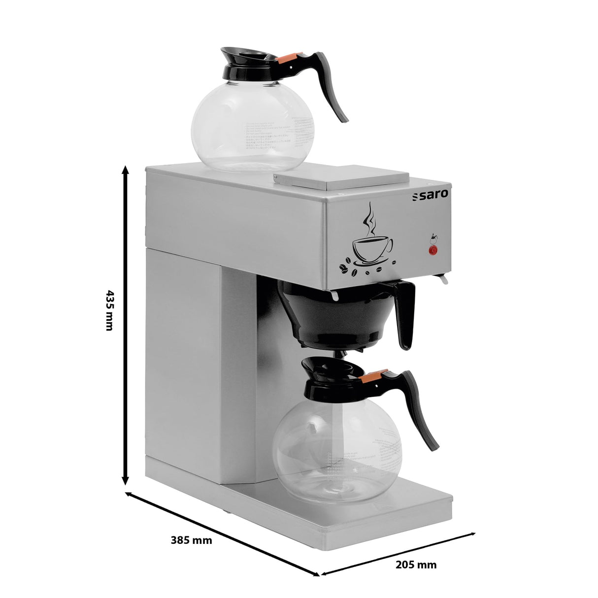 Saro 317 – 2090 Cafetera Eléctrica Modelo ECO, 1,8 L, 2000 W