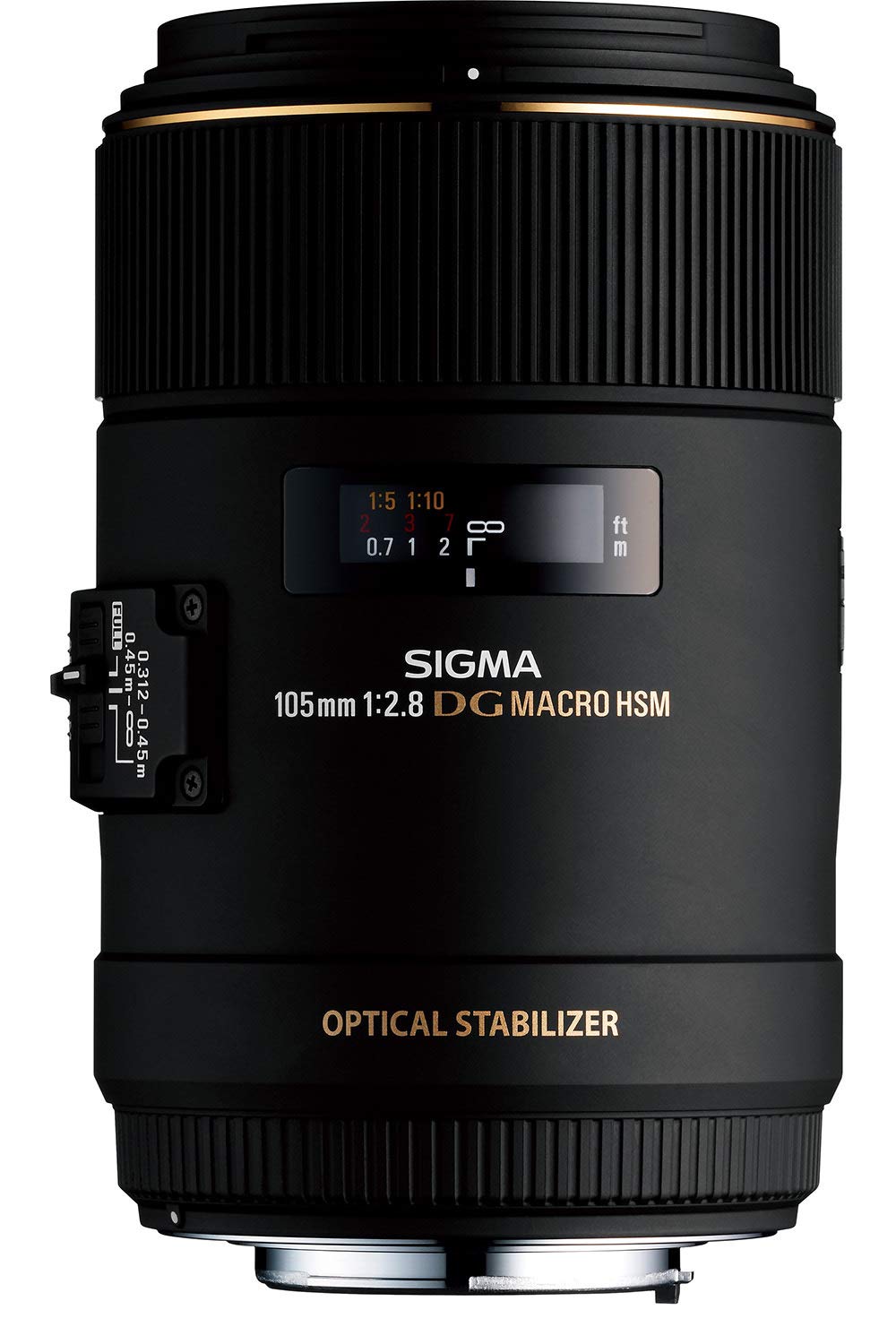 Sigma EX DG Macro NAFD OS HSM - Objetivo para Nikon (distancia focal fija 105 mm, apertura f/2.8-22, diámetro 79 mm) color negro