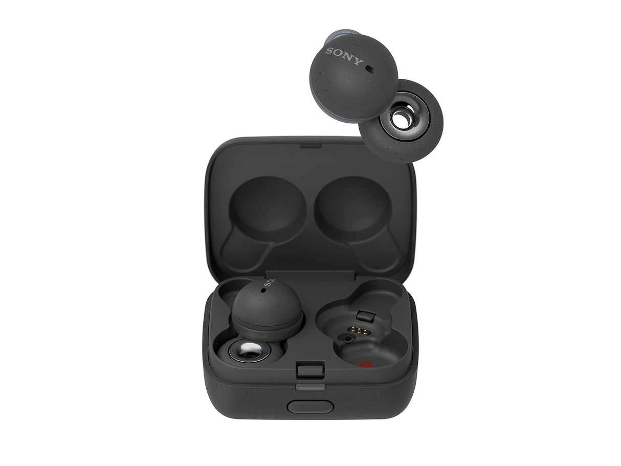 Sony LinkBuds - Innovadores auriculares Inalámbrico con diseño de anillo abierto que te mantienen conectado al mundo que te rodea, sin necesidad de quitártelos, Color Gris