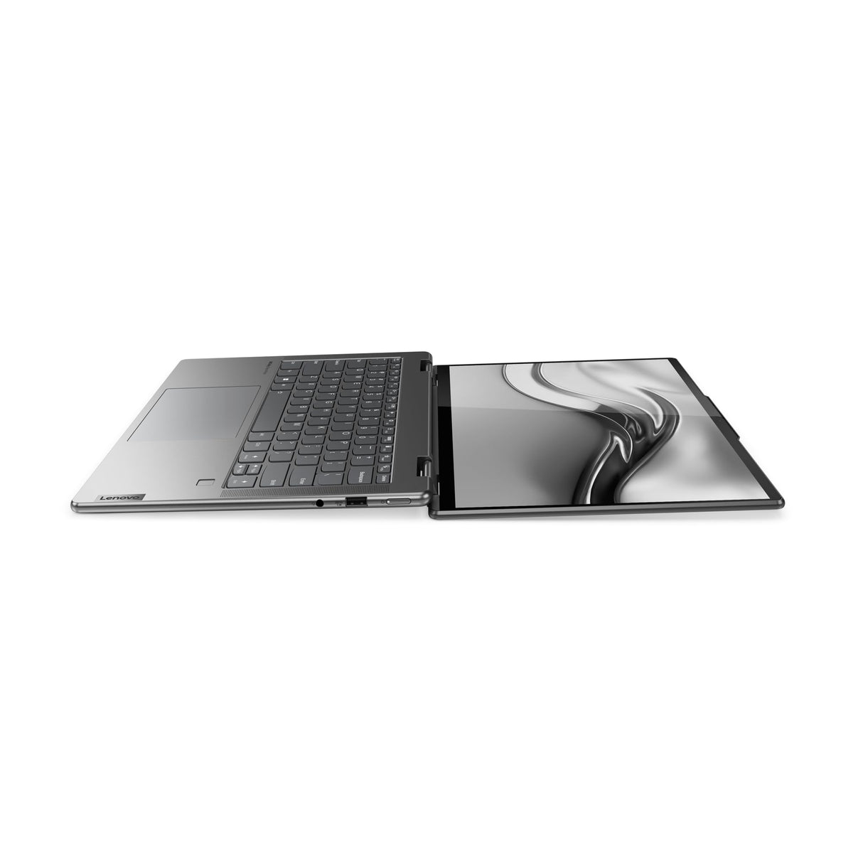 Lenovo Yoga 7 Gen 7 (14IAL7) - Ordenador Táctil 14" 2.8K OLED 90Hz (Intel Core i7-1260P,16GB RAM,1TB SSD,Intel Iris Xe Graphics,Windows 11 Home) Gris, Pen, Teclado QWERTY Portugués (82QE004FPG)