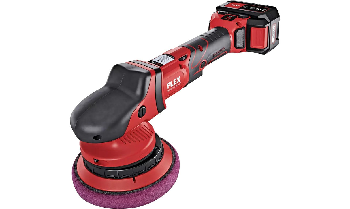 Flex 15 150 18.0-EC Pulidor orbital inalámbrico 18 V unidad desnuda XFE1518N rojo