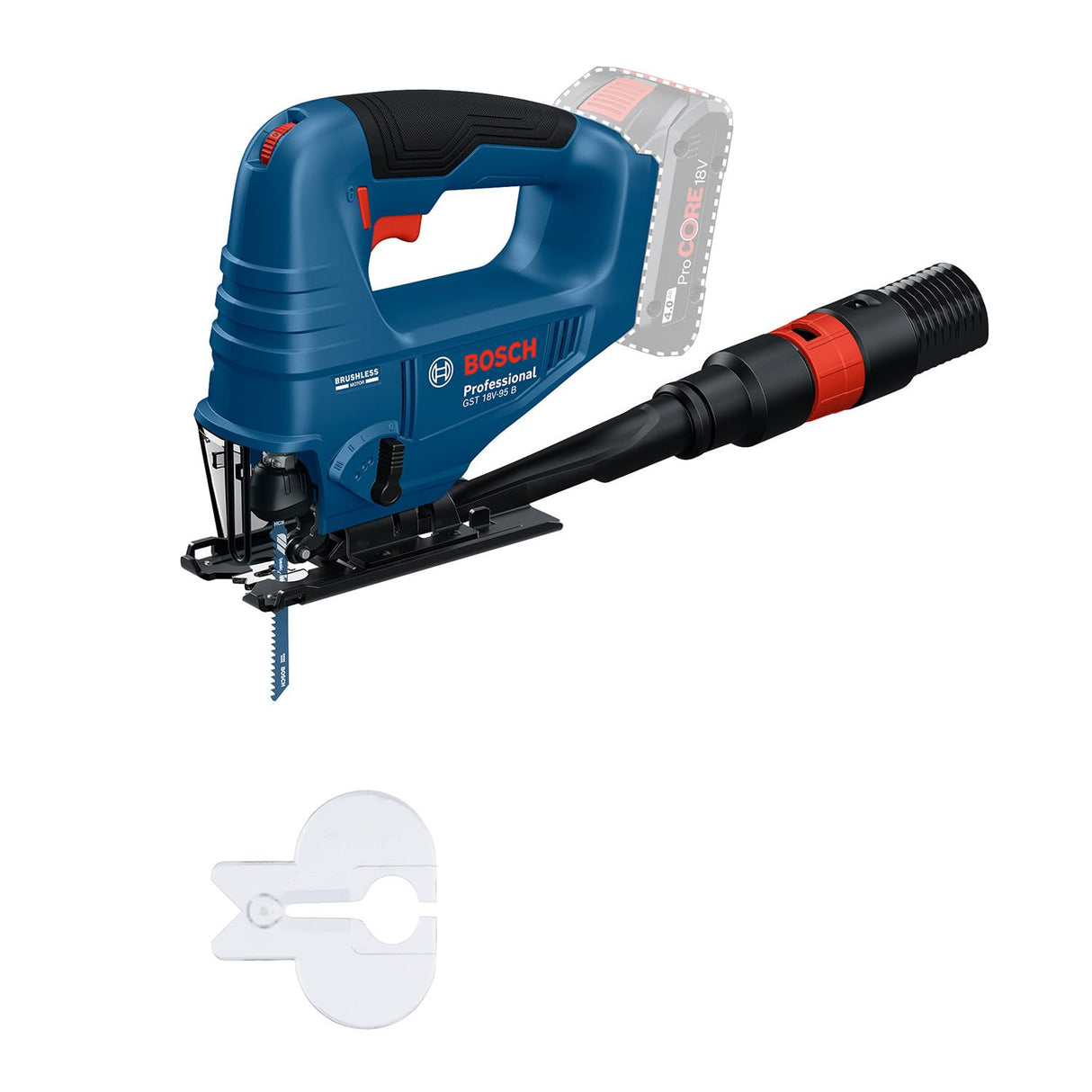 Bosch Professional 18V System sierra de calar a batería GST 18V95 B (incl. Maletín de transporte)