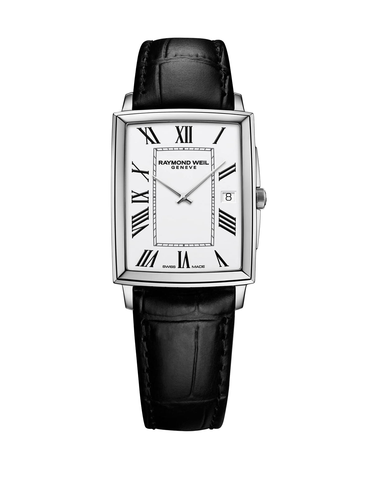 Raymond Weil Reloj Toccata, 5425 -STC-00300, rectángulo, Cuarzo para Hombre Blanco