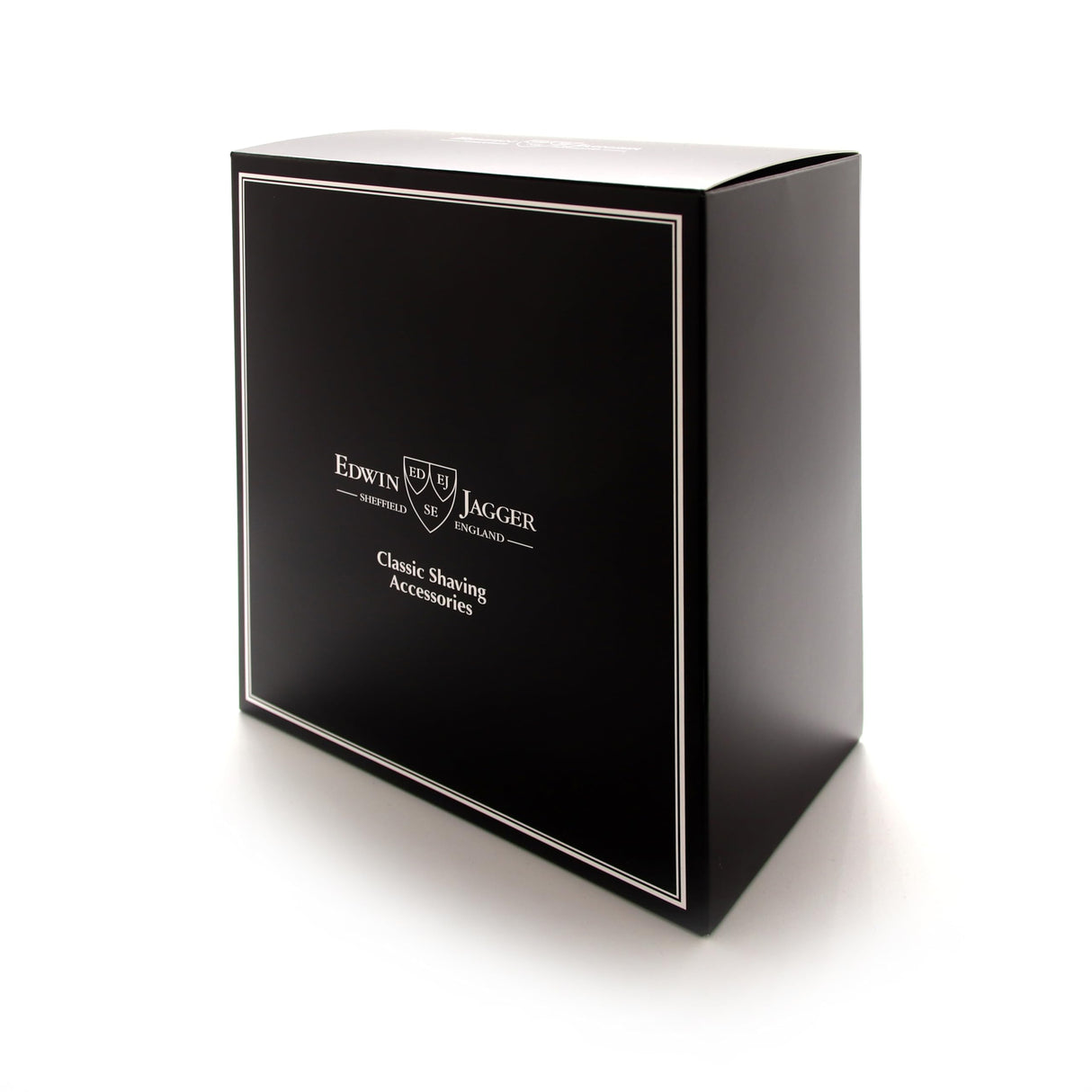 Edwin Jagger S81M582BAMZ Set de Afeitado Clásico Imitación Cuerno Ligero y Níquel con Cazoleta con Brocha de Afeitar de Tejón Puro y Maquinilla Mach 3 para Crema o Jabón de Afeitar para Hombre