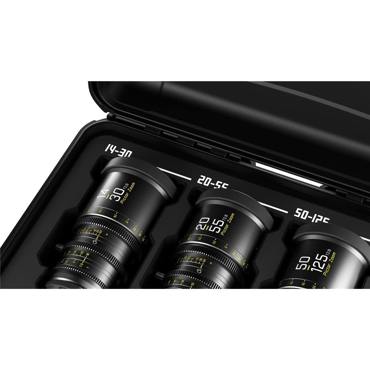 DZOFILM Cine Lens Pictor Zoom 3-Lens Kit (14-30/20-55/50-125 T2.8) Black