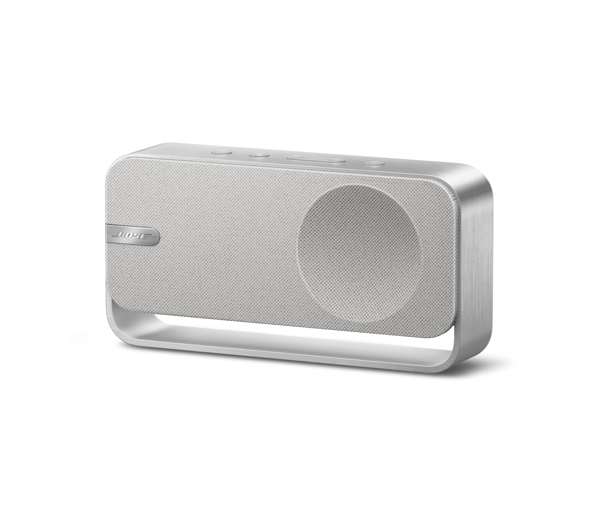 Bose SoundLink Home Altavoz, Altavoz Bluetooth de Estantería Portátil e Inalámbrico, hasta 9 Horas de Batería, Plateado Claro