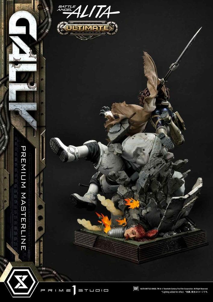 Prime 1 Studio Alita: Battle Angel - Figura Decorativa (64 cm, 1/4 cm), Color Negro