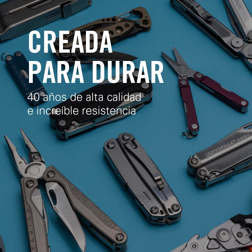 Leatherman Signal Multiherramienta - 19 Herramientas Para Camping y Supervivencia, Plata
