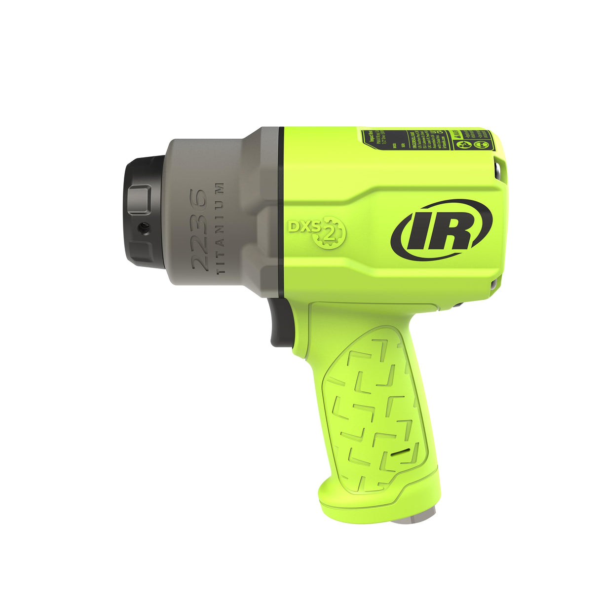 Ingersoll-Rand 2236QTIMAX-G DXS2 Llave de Impacto Neumática, Silenciosa, 2034 Nm, Caja Martillo Titanio, Anillo Fricción, Verde